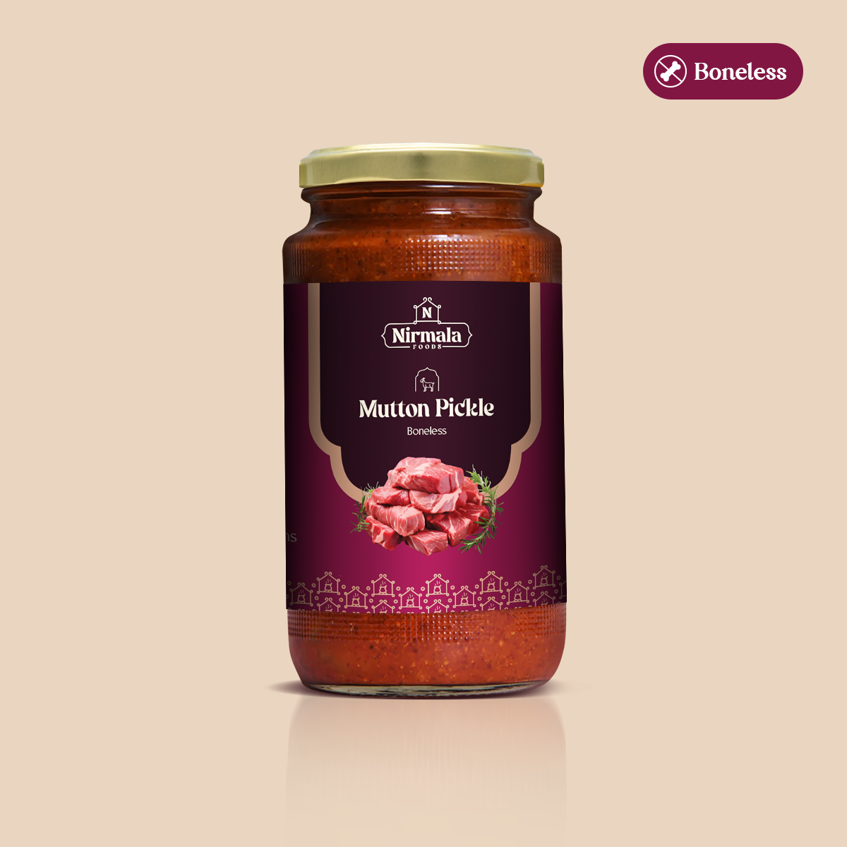 Mutton Pickle (boneless)