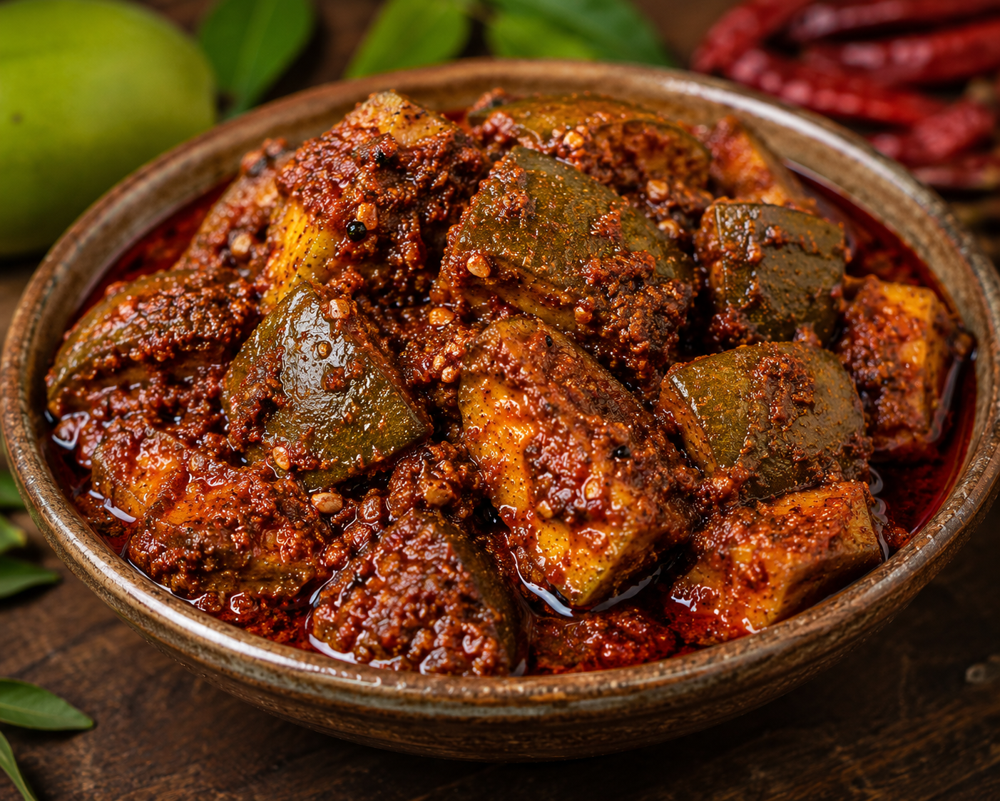 Magaya (Sun-Dried Mango Pickle)