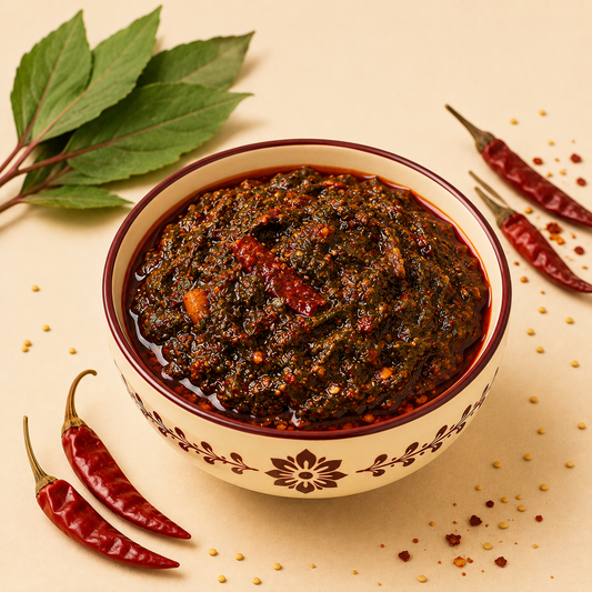 Gongura (Sorrel Leaves Pickle)